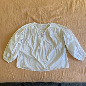 Levi's Boho White Blouse Size S
